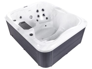 Square Hot Tub with LED White ARCELIA