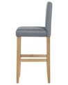 Fabric Bar Chair Grey MADISON_680904