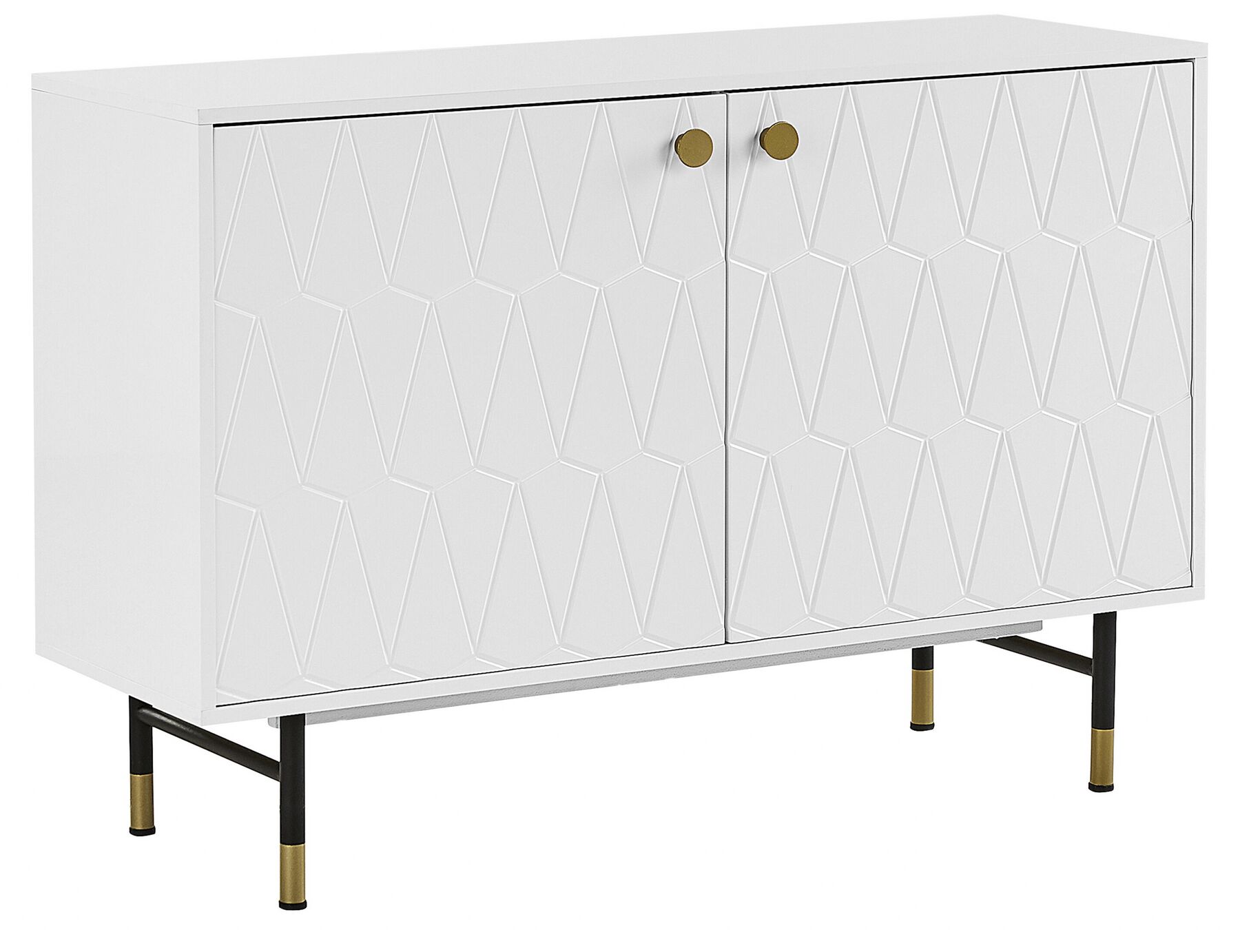 Adante Modern White Dresser-