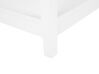 End Table with Glass Top White ATTU_730434