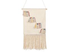 Seinäkoriste puuvilla beige 46 x 72 cm BUREWALA