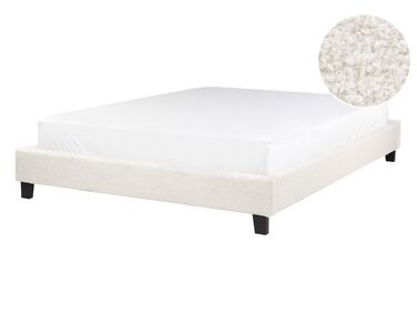 Sänky buklee kermanvalkoinen 140 x 200 cm ROANNE