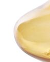 Bloemenvaas geel glas 30 cm PANEER_823729