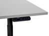 Elektriskt justerbart skrivbord 180 x 80 cm grå och svart DESTINAS_899742