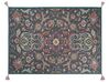 Plaid en coton à motif floral 130 x 180 cm multicolore DIBRUGARH_829256