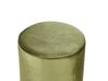 Pouf Samtstoff olivegrün rund ⌀ 47 cm LOVETT _914668