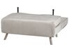 Velvet Single Sofa Bed Light Grey FARRIS_875681