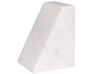 Set of 2 Marble Bookends White KROKOS_909798