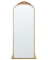 Specchio da parete metallo oro 51 x 114 cm LIVRY_900153
