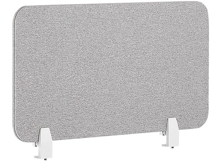 Desk Screen 80 x 40 cm Light Grey WALLY_800921