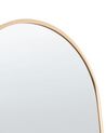 Stehspiegel Metall gold oval 36 x 150 cm BAGNOLET_830384