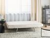 Faux Leather Sofa Bed White BRISTOL_742964