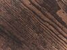 Beistelltisch dunkler Holzfarbton / schwarz rund ⌀ 40 cm TOLAR_824248