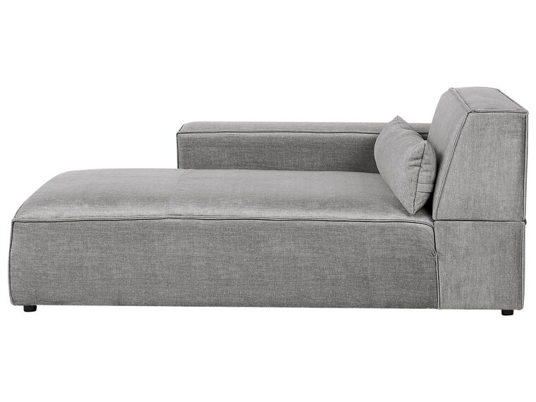 Right Hand Fabric Chaise Lounge Grey HELLNAR_911694