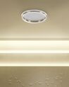 Candeeiro de teto LED ⌀ 64 cm metal branco e dourado TAPING_824904
