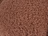 Cojín de bouclé marrón ⌀ 28 cm MUNCHKIN_879468