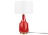 Tafellamp keramiek rood TRIVERSA_877537