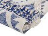 Bavlnený koberec 80 x 200 cm béžová/modrá MANAVGAT_843953