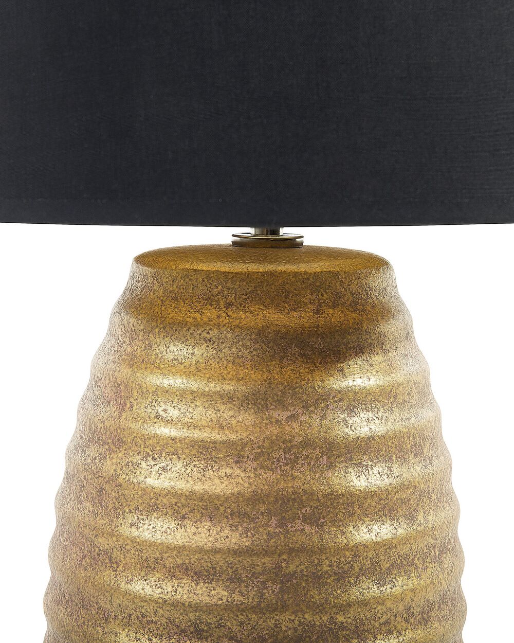 Bedside Lamp Gold EBRO Beliani.co.uk