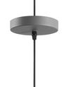 Metal Pendant Lamp Grey TAGUS_688380