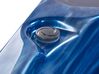 Vasca idromassaggio LED blu e legno chiaro 215 x 180 cm ARCELIA_825011