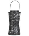 Lanterna legno di bambù nero 38 cm MACTAN_873525