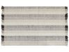 Vlněný koberec 140 x 200 cm hnědý/černý/krémově bílý EMIRLER_850074