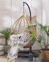PE Rattan Hanging Chair with Stand Natural ARSITA_763908
