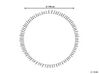 Round Wool Area Rug ⌀ 140 cm Grey and Off-White BULDAN_856539