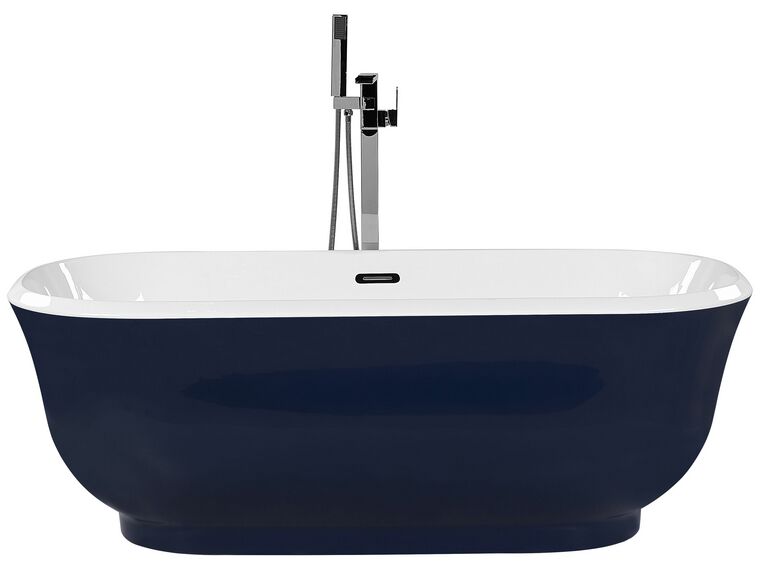 Kék szabadon álló fürdőkád 170 x 77 cm TESORO_785178