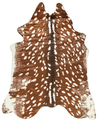 Dywan ze sztucznego futra 150 x 200 cm brązowy KNOLL