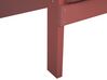 Garden Chair with Footstool Red ADIRONDACK_809684