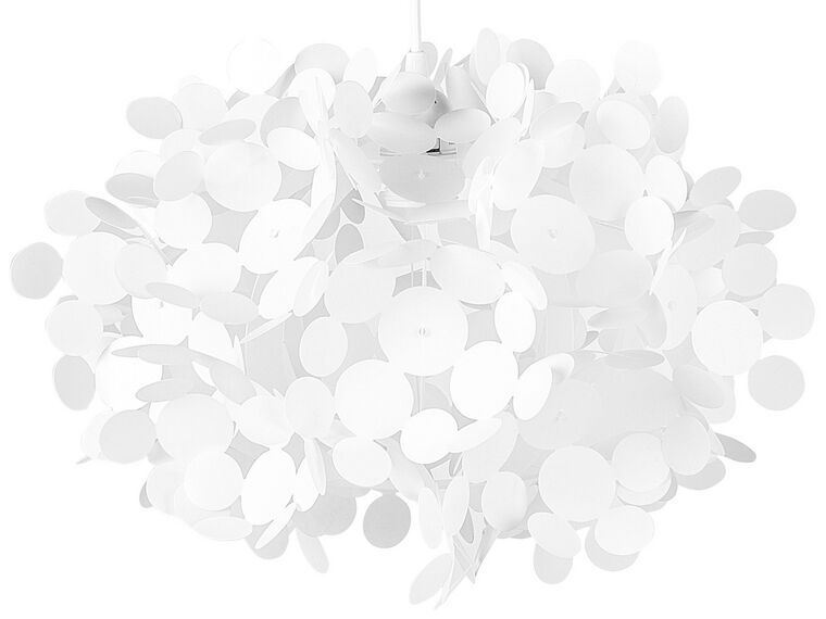 Závěsná lampa bílá LAMONE_684828
