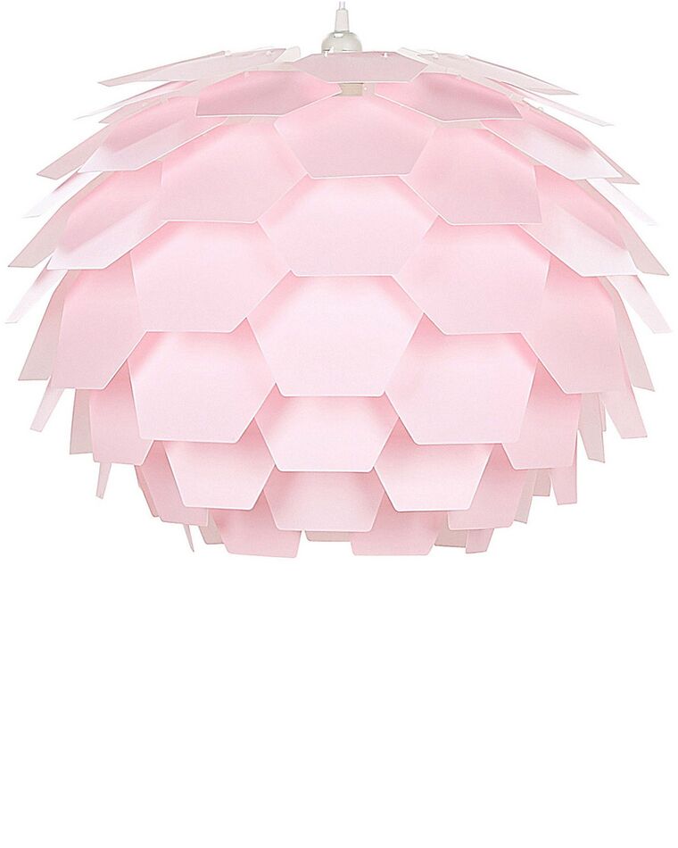 Hängelampe rosa 60 cm Zapfenform SEGRE Gross_774068