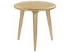 Set of 2 Mango Wood Side Tables Gold NARRA_852046