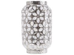 Pöytävalaisin metalli hopea SAJO M