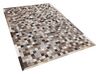 Kožený patchworkový koberec 140 x 200 cm vícebarevný ARMUTLU_780670
