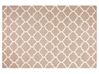 Teppich beige 160 x 230 cm marokkanisches Muster Kurzflor ERBAA_797353