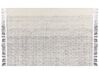 Alfombra de lana blanco/gris 160 x 230 cm OMERLI_852628