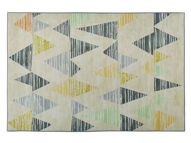 Teppich bunt Dreieck-Motiv 140 x 200 cm YAYLA