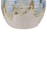 Bloemenvaas meerkleurig steengoed 19 cm BERGE_810604