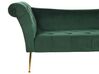 Chaise longue velluto verde scuro NANTILLY_782124
