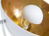 Metal Tripod Lamp White and Gold THAMES II_803551
