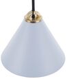 Lampe suspension bleu clair ARAGON_690767