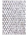 Tapis gris avec motif géométrique 140 x 200 cm AYDIN_688527
