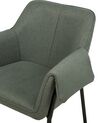 Fabric Accent Chair Dark Green ARLA_876826