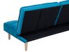 Kék kárpitozott kanapéágy SILJAN_702049