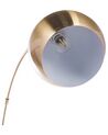 Metal Floor Lamp Brass PAROO_702351