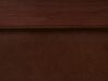 Cama con somier de madera oscura 160 x 200 cm MAYENNE_876590