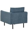 Fotel niebieski tapicerowany VINTERBRO_901057